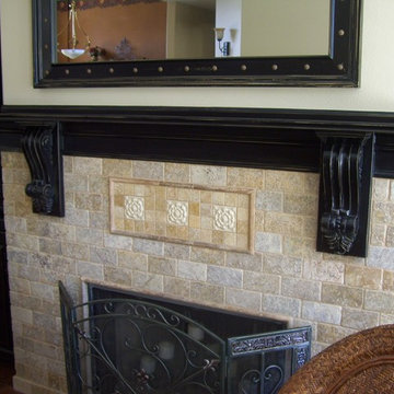 Mantle and Fireplace facelift