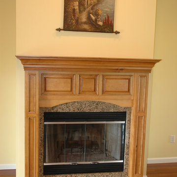 Maple fireplace surround