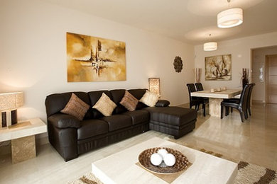Contemporary living room in Malaga.