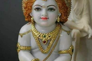 Marble Lord Laddu Gopal Krishna Statue