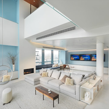 Market Street Penthouse Living Room