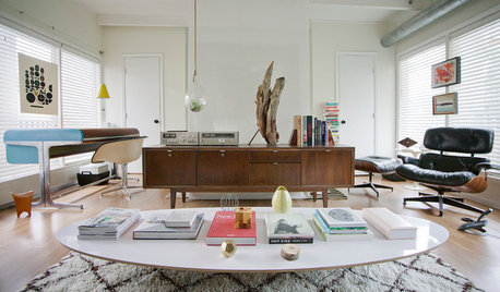USA Houzz: Mad About Mid-Century Furniture In Tiny Houston Haven