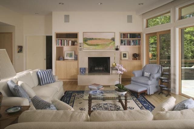 Traditional Living Room by Martin E. Rich Architect, P.C.