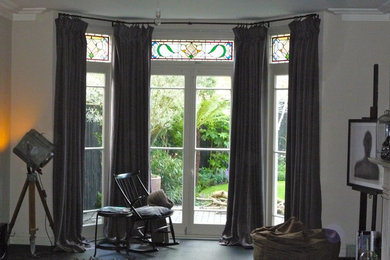 This is an example of a bohemian living room in London.