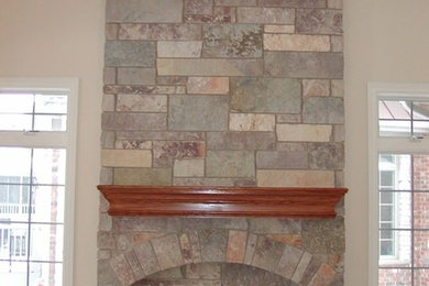 Masonry Stone Fireplace