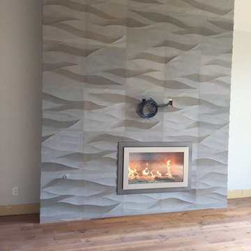 Masonry to Linear Conversion - Humboldt Glass Fireplace Door