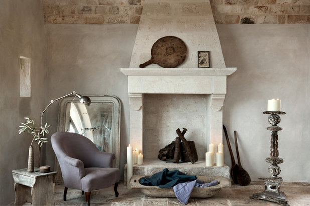 Mediterranean Living Room by Alexander Waterworth Interiors LTD