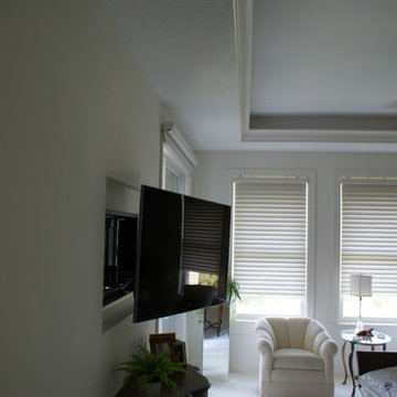 Master Bedroom Recessed Television