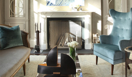 Room of the Day: High Eclectic Style in a Luxe Sitting Room