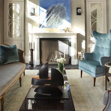 Transitional Living Room