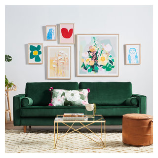 Matilde sale velvet sofa