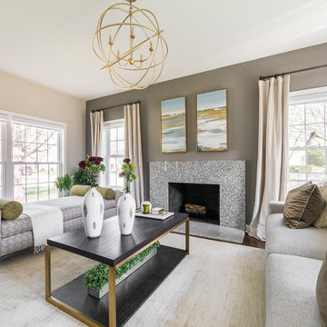 May 2018 - Bloomingdale, IL Home - Interior Design by Brynne Parrish Design Co