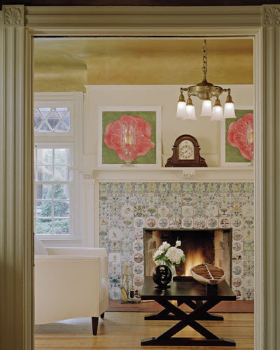 American Traditional Living Room by McIntosh Poris Associates