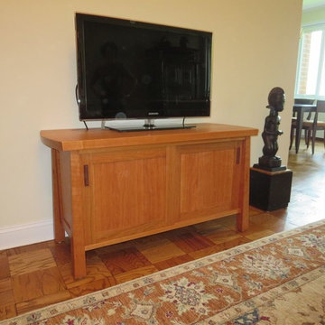Media Cabinet in Solid Cherry