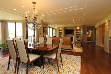 Classic dining room in Houston.