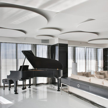 Miami Penthouse Mancave Steinway Piano