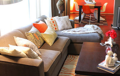 My Houzz: 700 Square Feet of Bold Contrast and Color