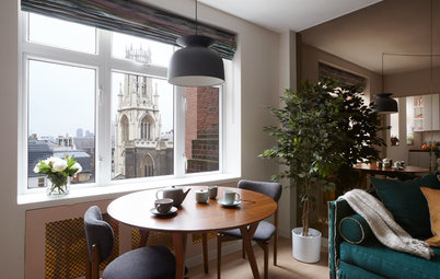Houzz Tour:  London Apartment Gets a Stylish Midcentury Look