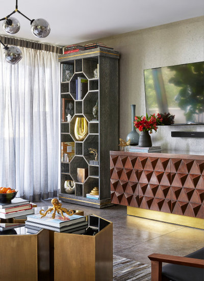 Midcentury Living Room by John McClain Design