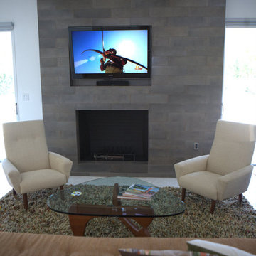 Mid Century inspired living room