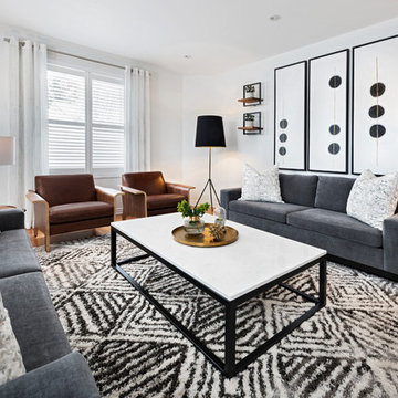 Mid Century Inspired Living Room