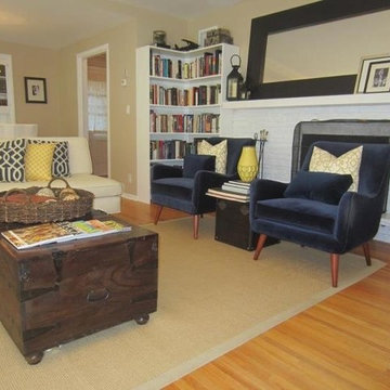 Mid Century Living Room - Eclectic