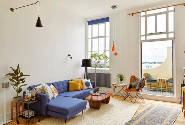 Midcentury Living Room by Kia Designs