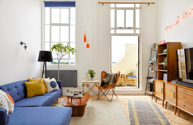 Midcentury Living Room by Kia Designs