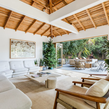 Mid-Century Modern Design with Indoor/Outdoor Living Featuring Folding Doors