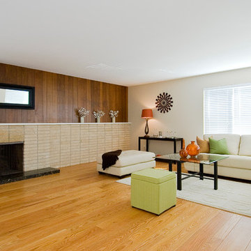 Mid-Century Modern Full Remodel - Living Room (West Portal)