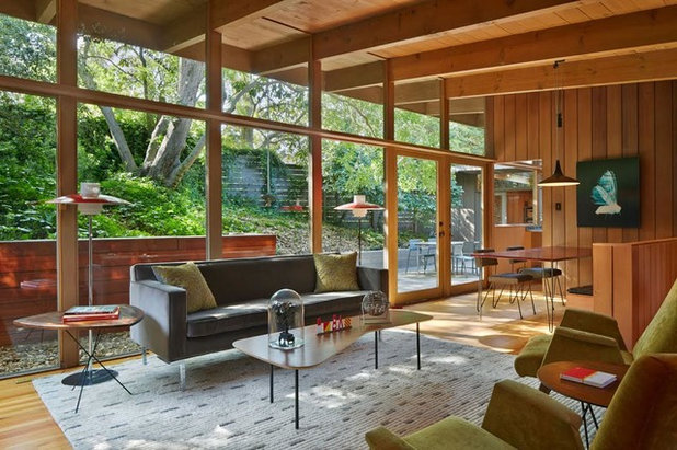 Midcentury Living Room by Koch Architects