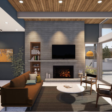 Mid-Century Renovation Highlights Outdoor Entertaining