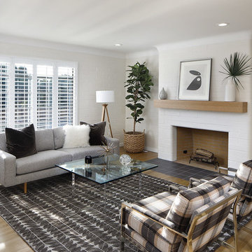 Mid-Century Residence Living Room