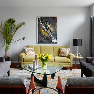Midcentury Living Room - Logan Square