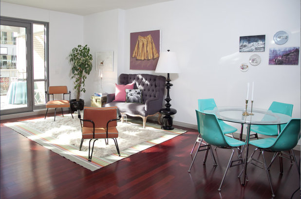 Midcentury Living Room by Birdhouse Design Studio