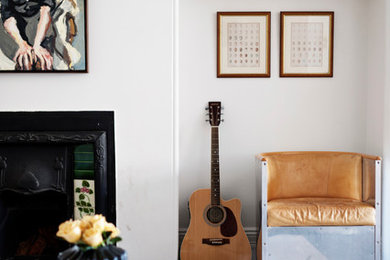 This is an example of a scandi living room in Sydney.
