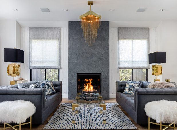 Transitional Living Room by TINEKE TRIGGS