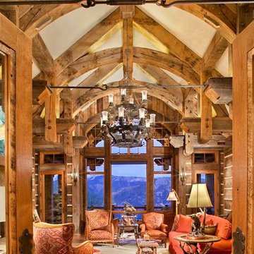 Mine Style Rustic Mountain Lodge