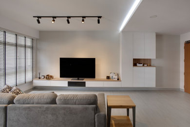 Photo of a modern living room in Singapore.
