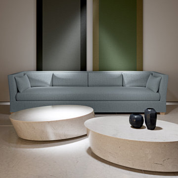 Modern Awakening: Rivington Sofa in Haze Linen