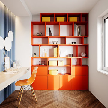 Modern Bookcases - Terracotta
