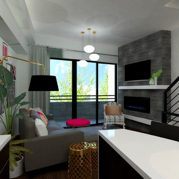 Modern Chic Townhouse Design