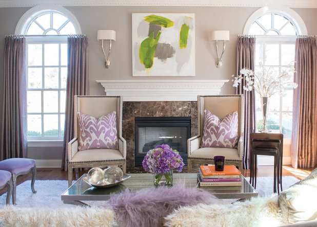 Traditional Living Room by Susan Glick Interiors