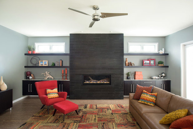 Modern Living Room by Kristin Petro Interiors, Inc.
