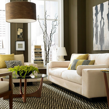 Modern Comfort Sofa by Bassett Furniture