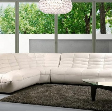 Modern Comfortable Leather Sectional Sofa