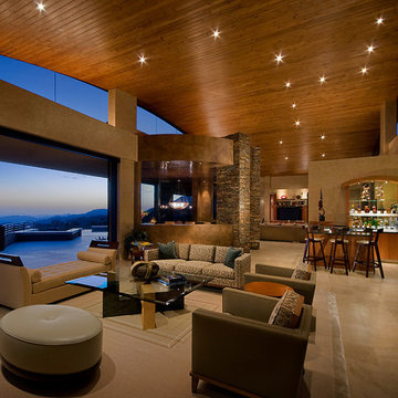 Modern Desert Classic Home: Living Room