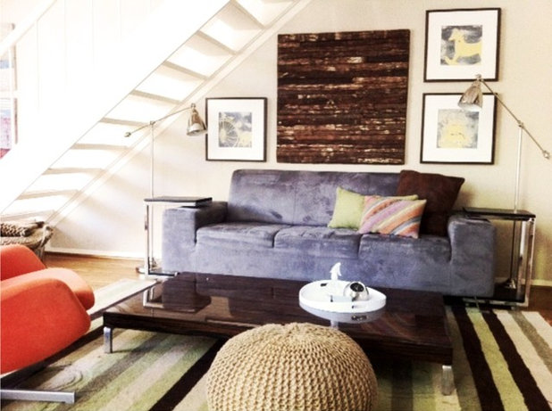 Eclectic Living Room by Katya Popova