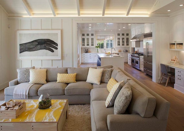 Farmhouse Living Room by Modern Organic Interiors