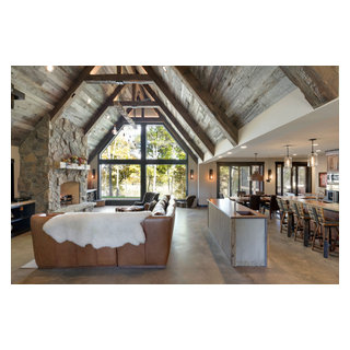 Modern Farmhouse Style - Rustic - Living Room - Minneapolis - by ...